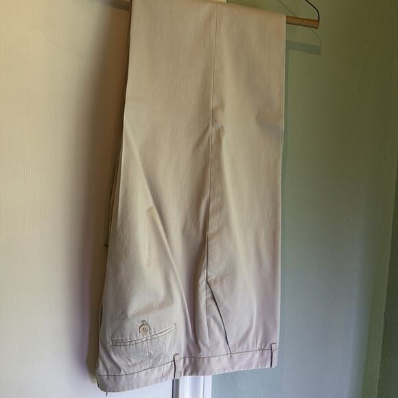 Calvin Klein Women's Slim Straight Woven light beige Pants size 8 - Picture 3 of 8